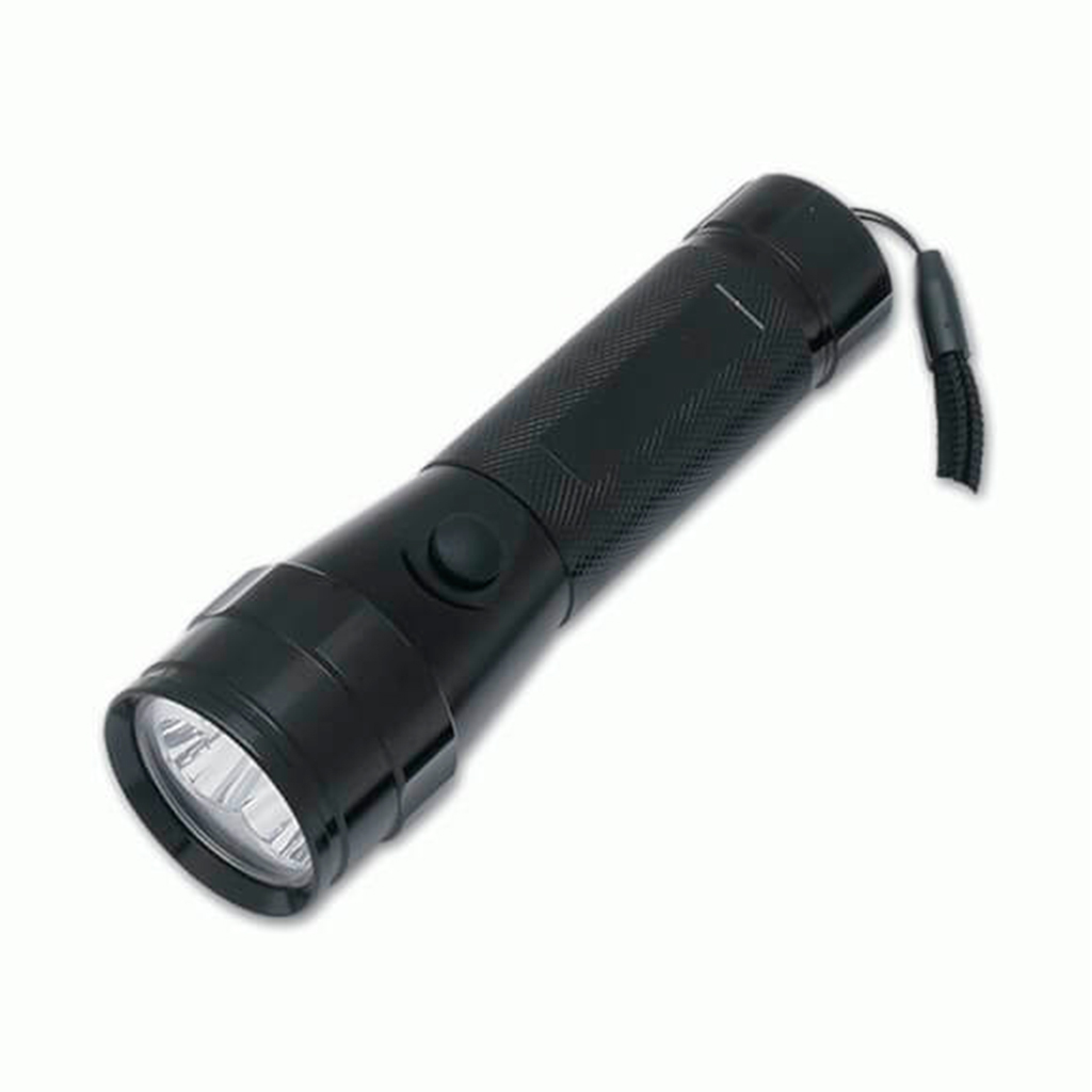 LINTERNA TACTICA CROSSNAR ALUMINIO 3 LEDS NEGRA