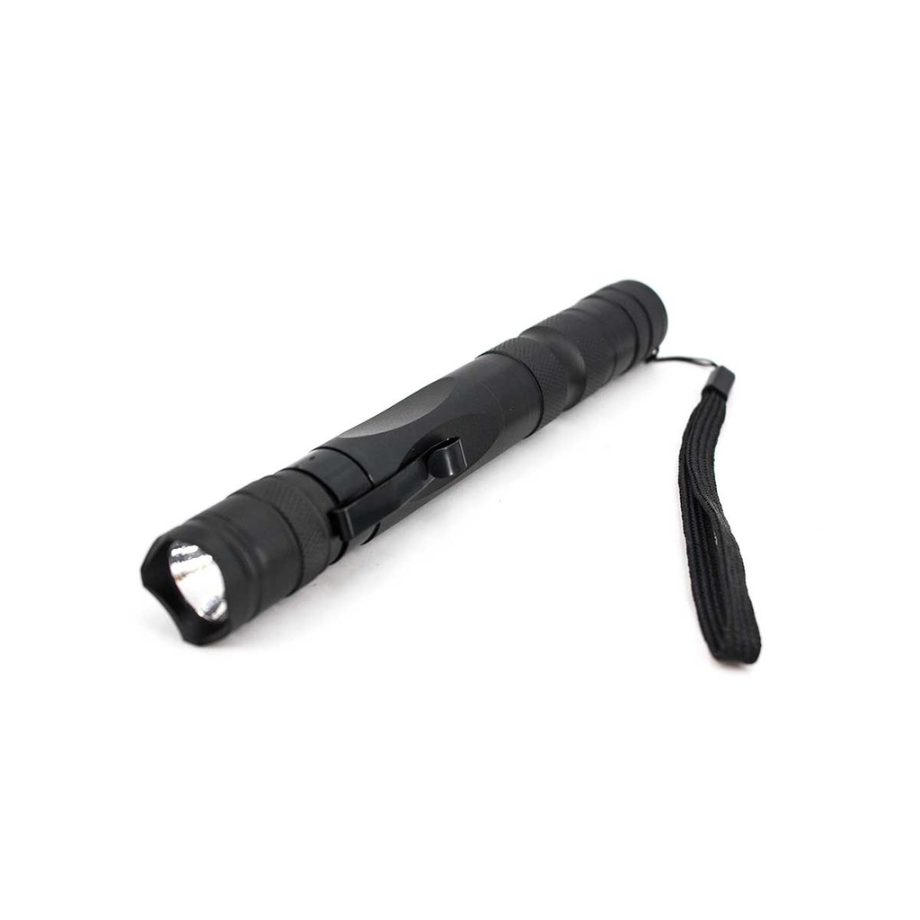 LINTERNA TACTICA LED CREE 3 FUNCIONES NEGRA