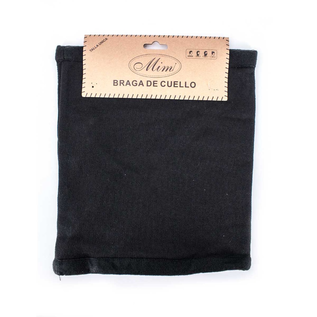 BRAGA LANA C/POLAR MULTI NECK NEGRA