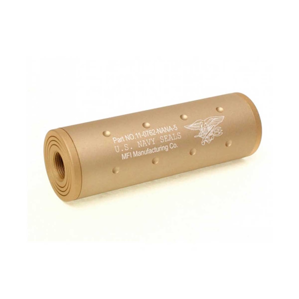 SILENCIADOR FMA STUBBY NAVY SEALS 108MM TAN