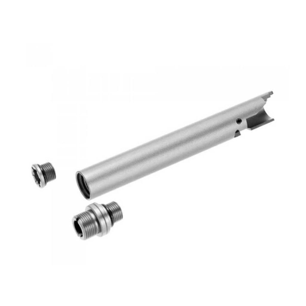 CAÑON EXTERNO LAYLAX/NINE BALL HI-CAPA D.O.R NON RECOIL PLATA