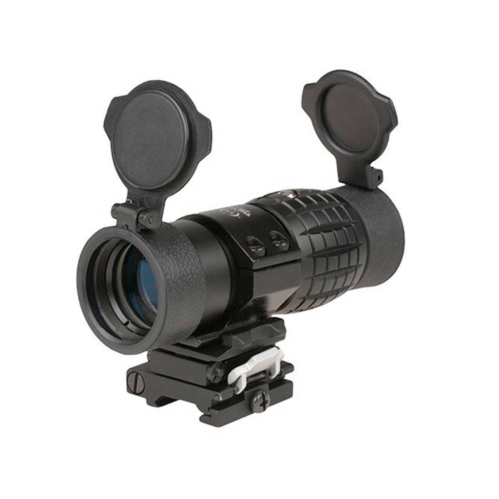 VISOR MAGNIFICADOR THETA OPTICS 3X35 NEGRO