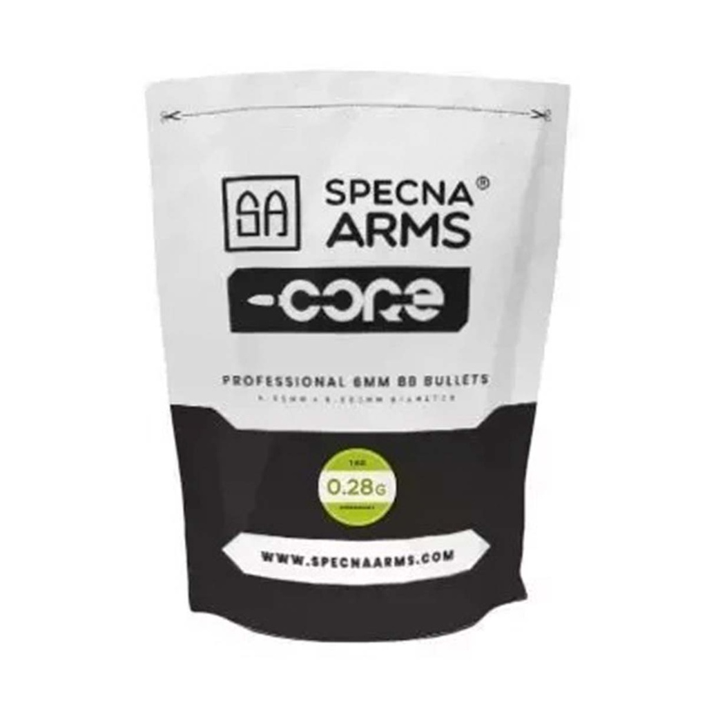 BOLAS SPECNA ARMS CORE BIO 0.28G 1KG BLANCA