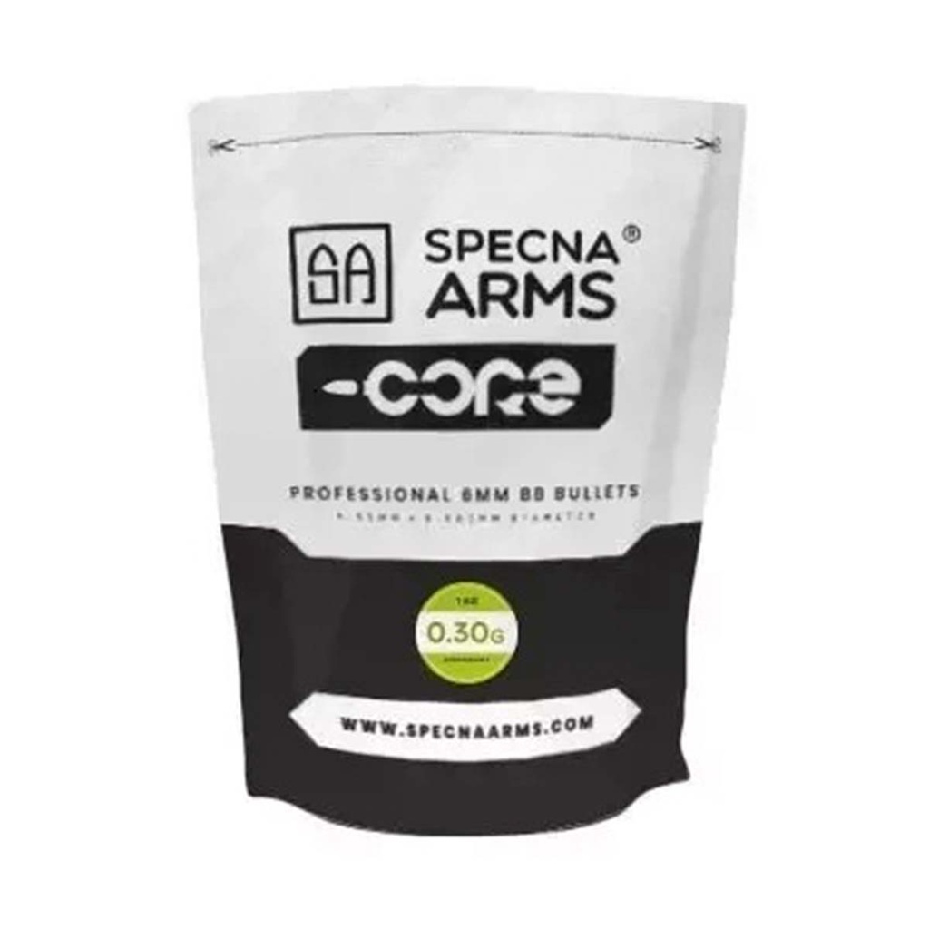 BOLAS SPECNA ARMS CORE BIO 0.30G 1KG BLANCA