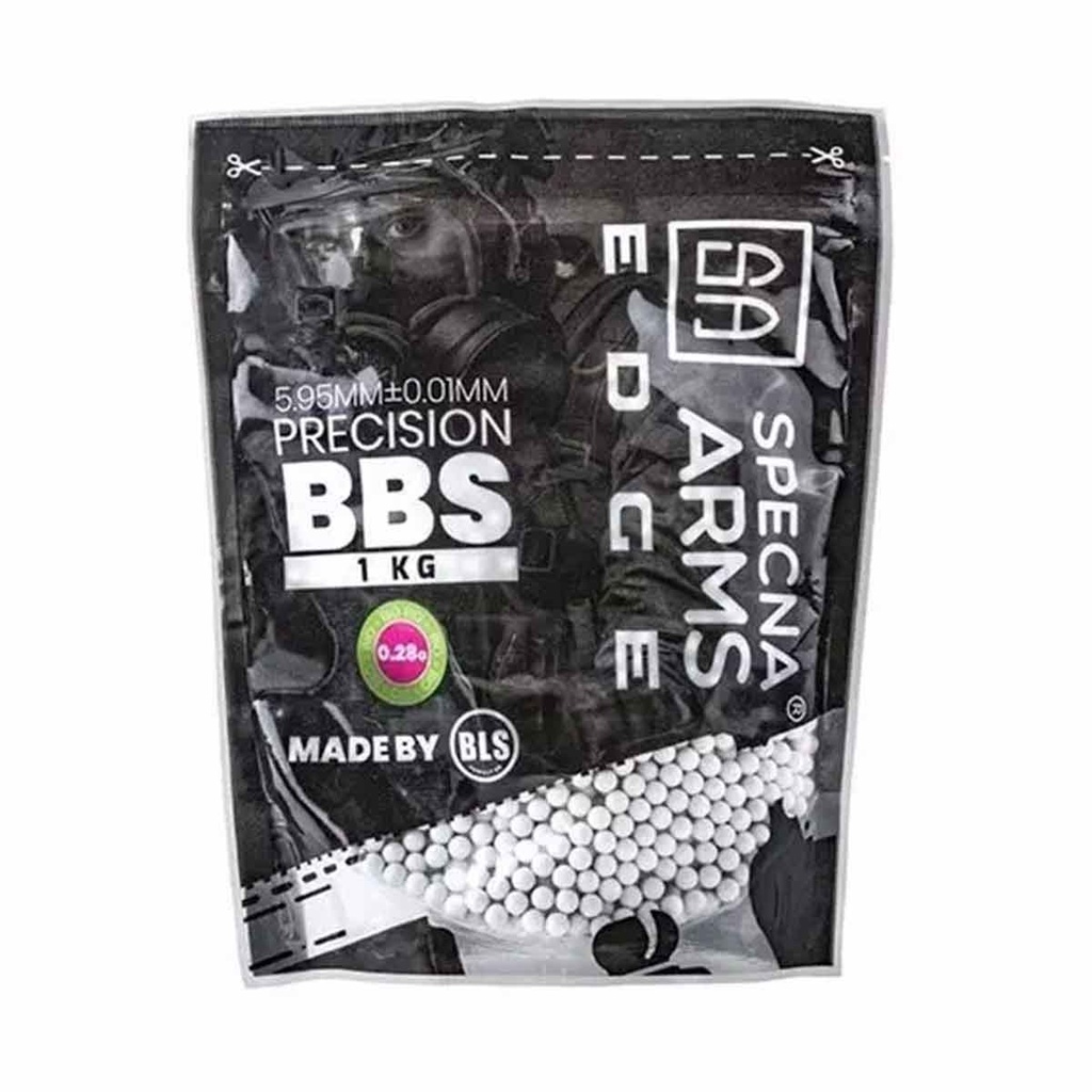 BOLAS SPECNA ARMS EDGE BIO PRECISION BLS 0.28G 1KG BLANCA