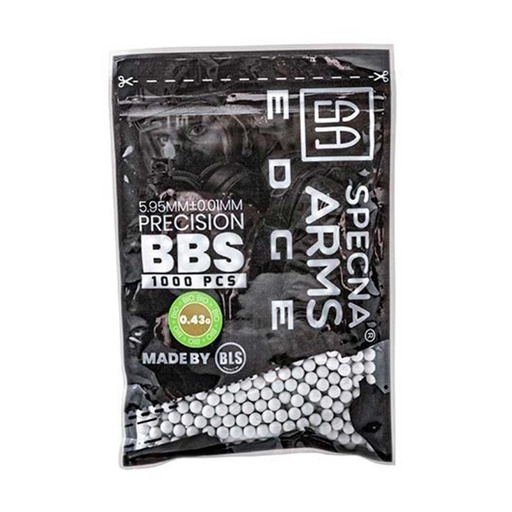 [SPE-16-027225-00] BOLAS SPECNA ARMS EDGE BIO PRECISION BLS 0.43G 1000RDS BLANCA