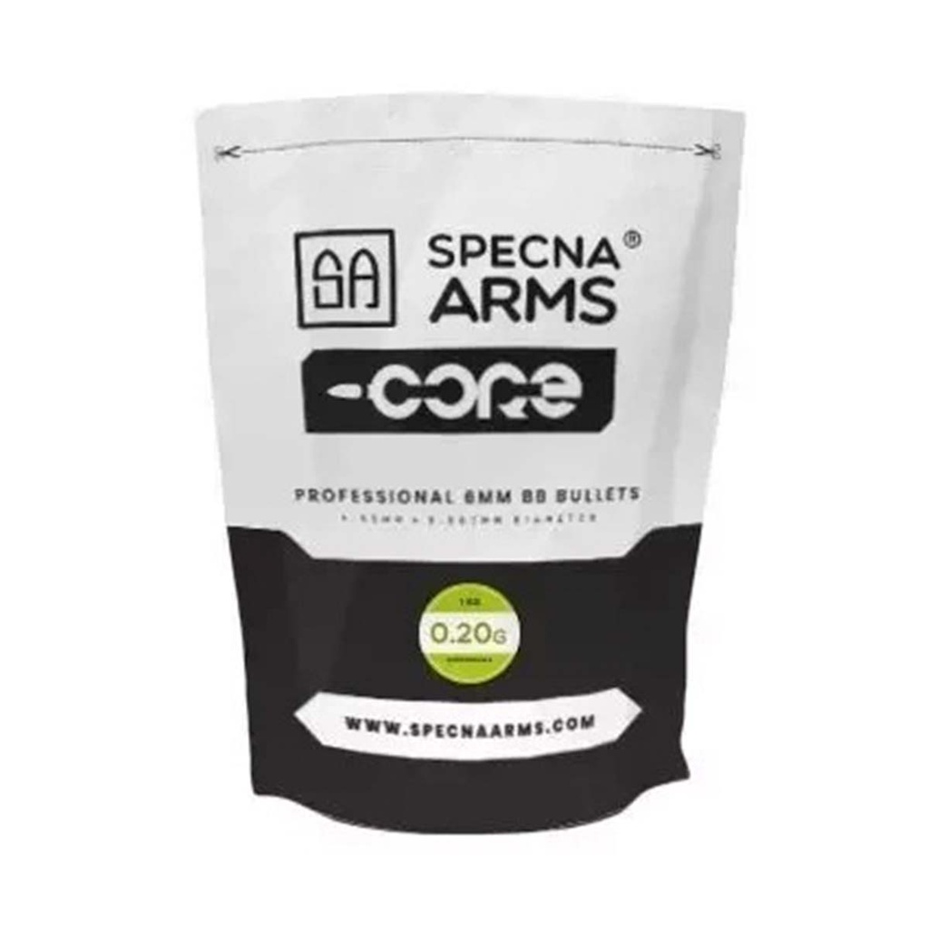 BOLAS SPECNA ARMS CORE BIO 0.20G 1KG BLANCA