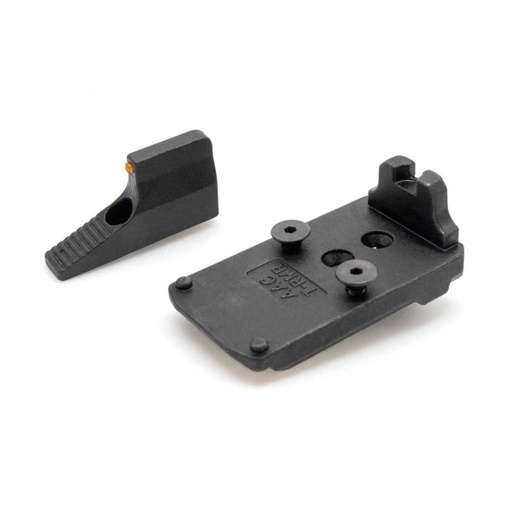 [U01-016] ADAPTADOR RMR Y ALZA EN ACERO PARA AAP01 ACTION ARMY NEGRO