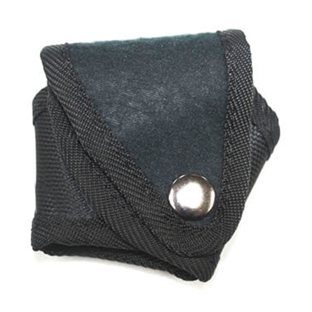 FUNDA GRILLETES NYLON ABIERTA NEGRA