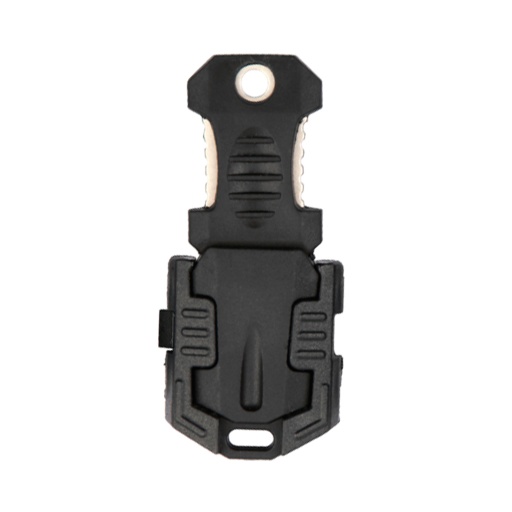 [V453230-BK/JFO10] CUCHILLO MINI MOLLE C/FUNDA RIGIDA 101 NEGRO