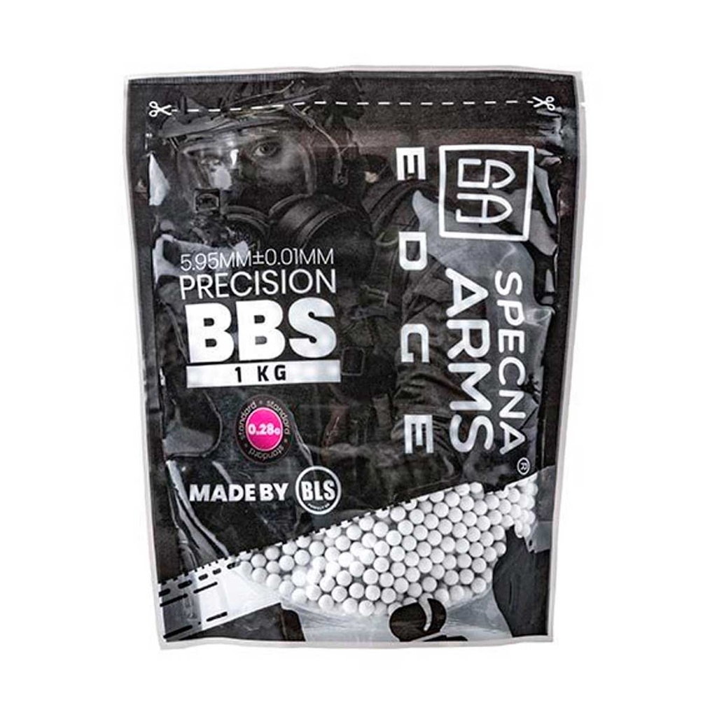 BOLAS SPECNA ARMS EDGE PRECISION BLS 0.28G 1KG BLANCAS