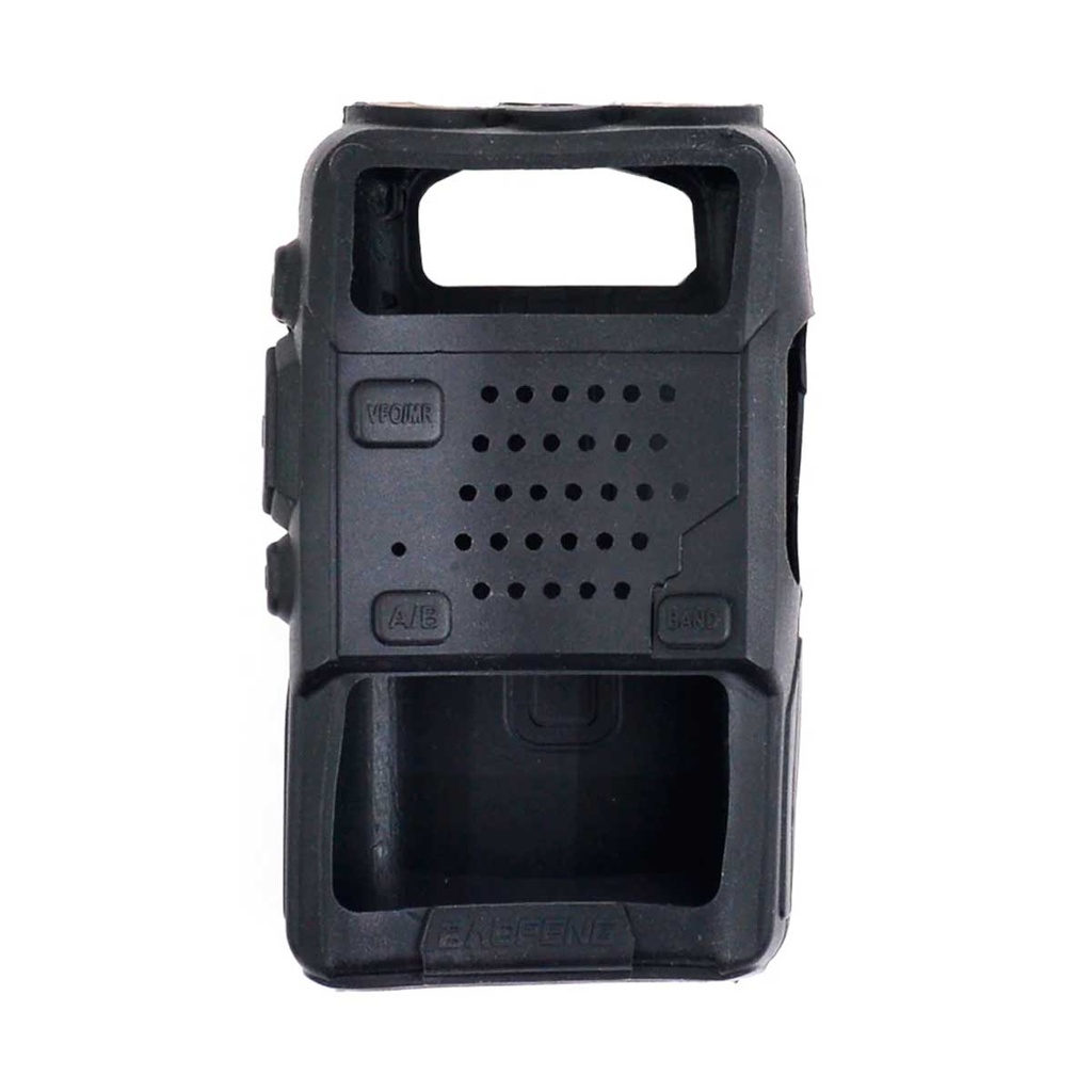 FUNDA GOMA WALKIE BAOFENG NEGRA