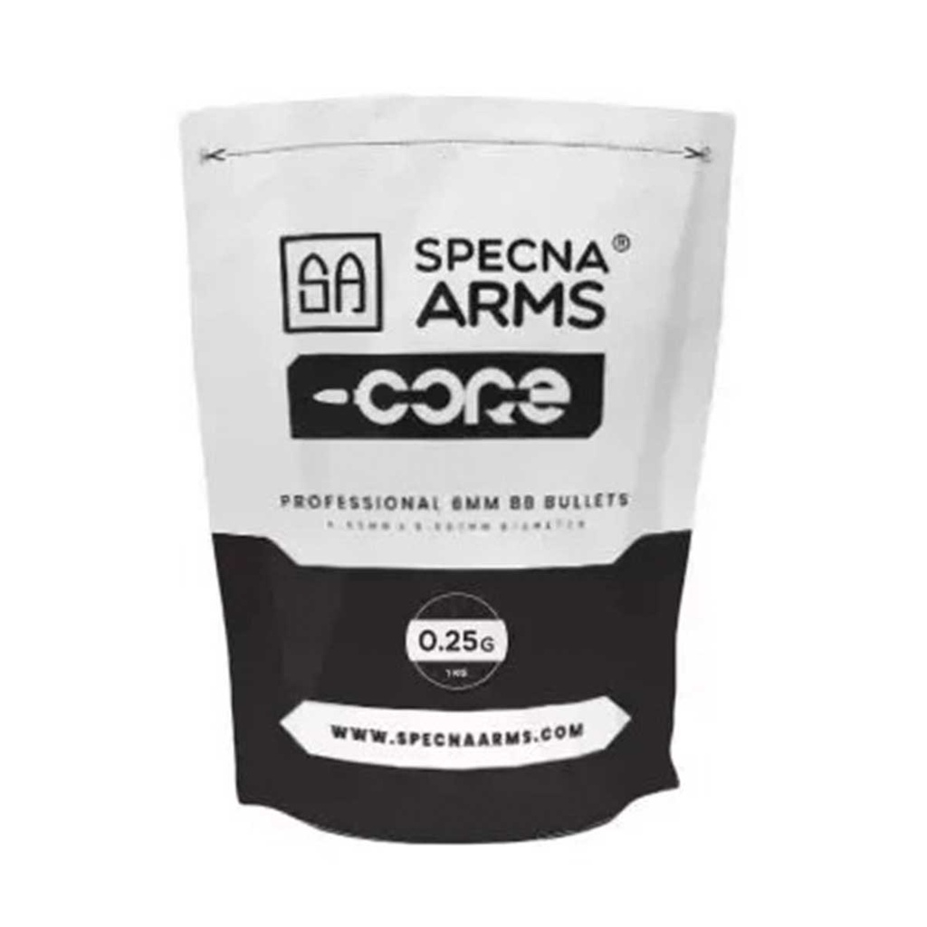 BOLAS SPECNA ARMS CORE 0.25G 1KG BLANCA