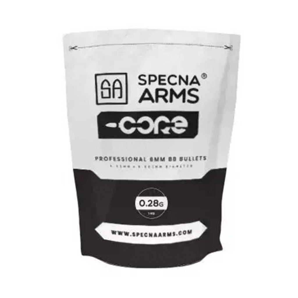 BOLAS SPECNA ARMS CORE 0.28G 1KG BLANCA