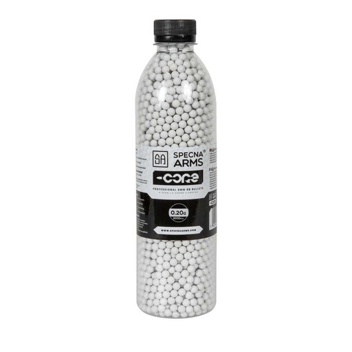 [SPE-16-029710-00] BOLAS SPECNA ARMS CORE 0.20G BOTELLA 3000PCS BLANCA