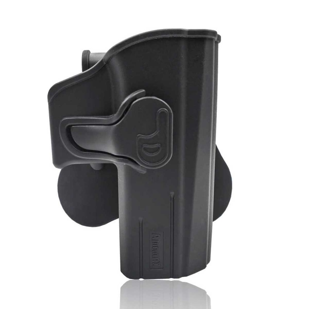 FUNDA PISTOLA RIGIDA AMOMAX SHADOW 2 NEGRA