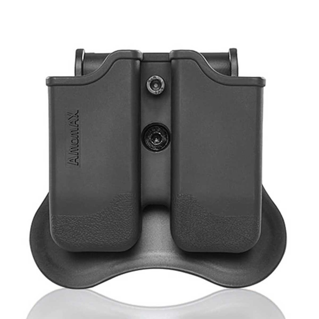 FUNDA CARGADOR RIGIDA AMOMAX M9/P226/P09 NEGRO