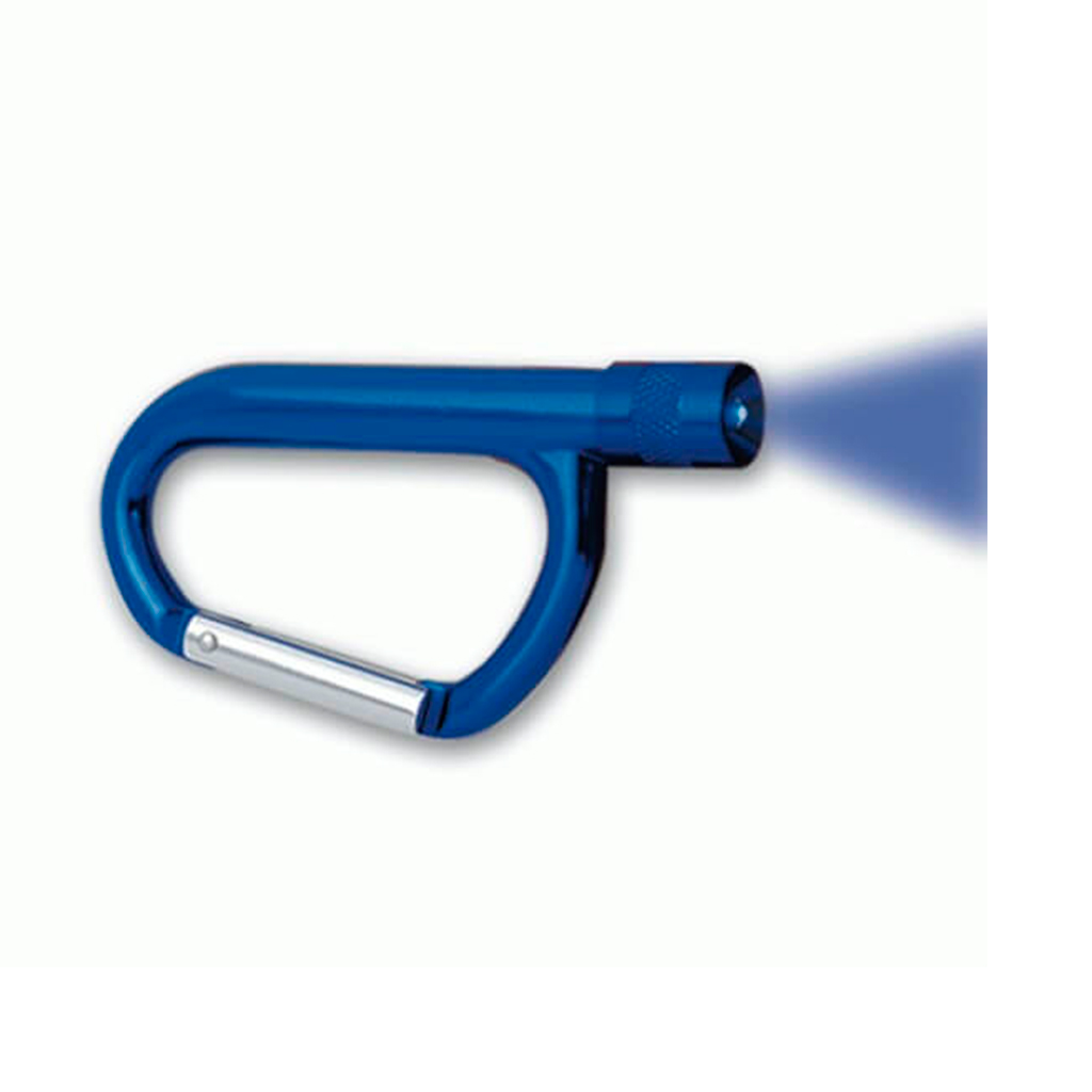 MOSQUETON C/LED AZUL