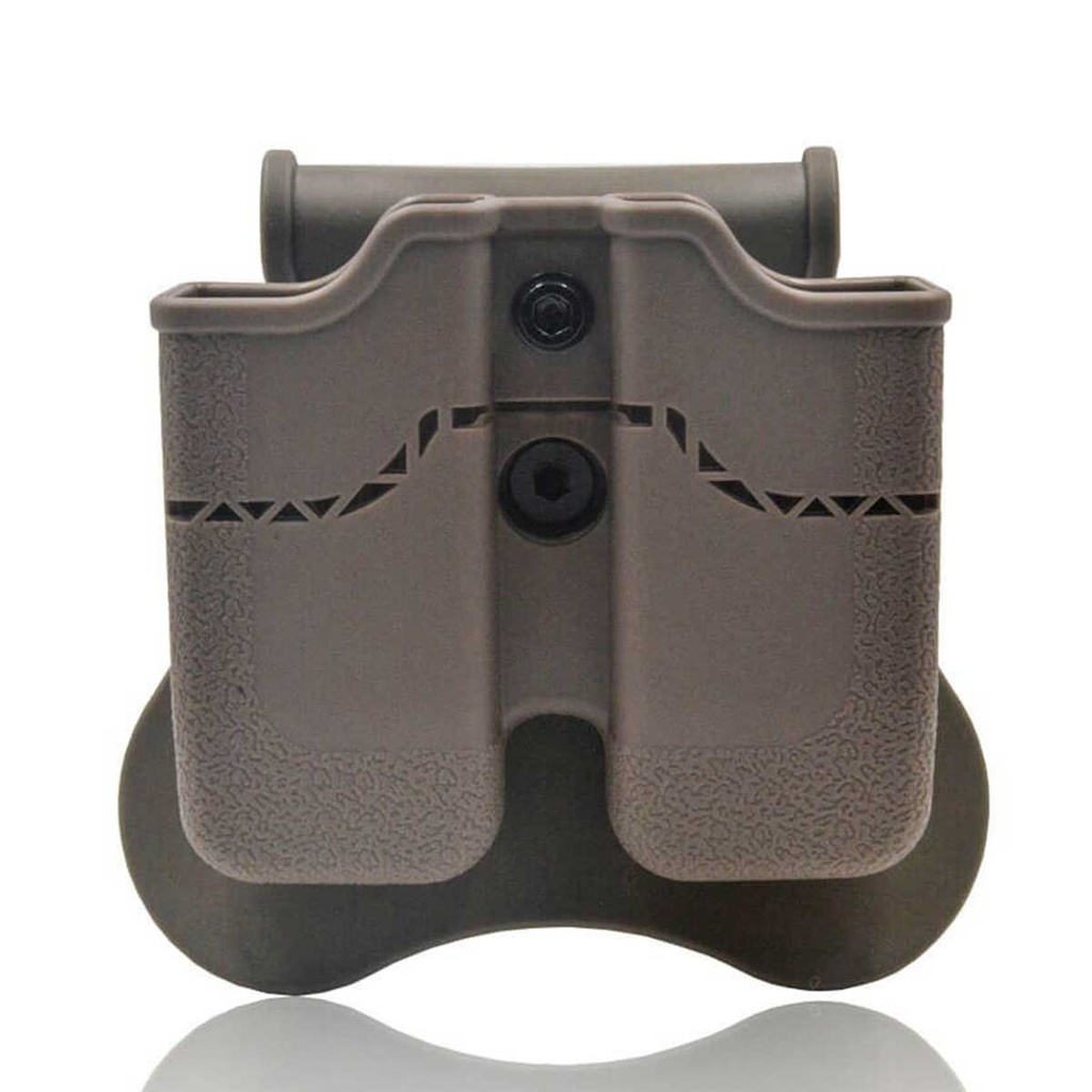 FUNDA CARGADOR RIGIDA AMOMAX 1911 TAN