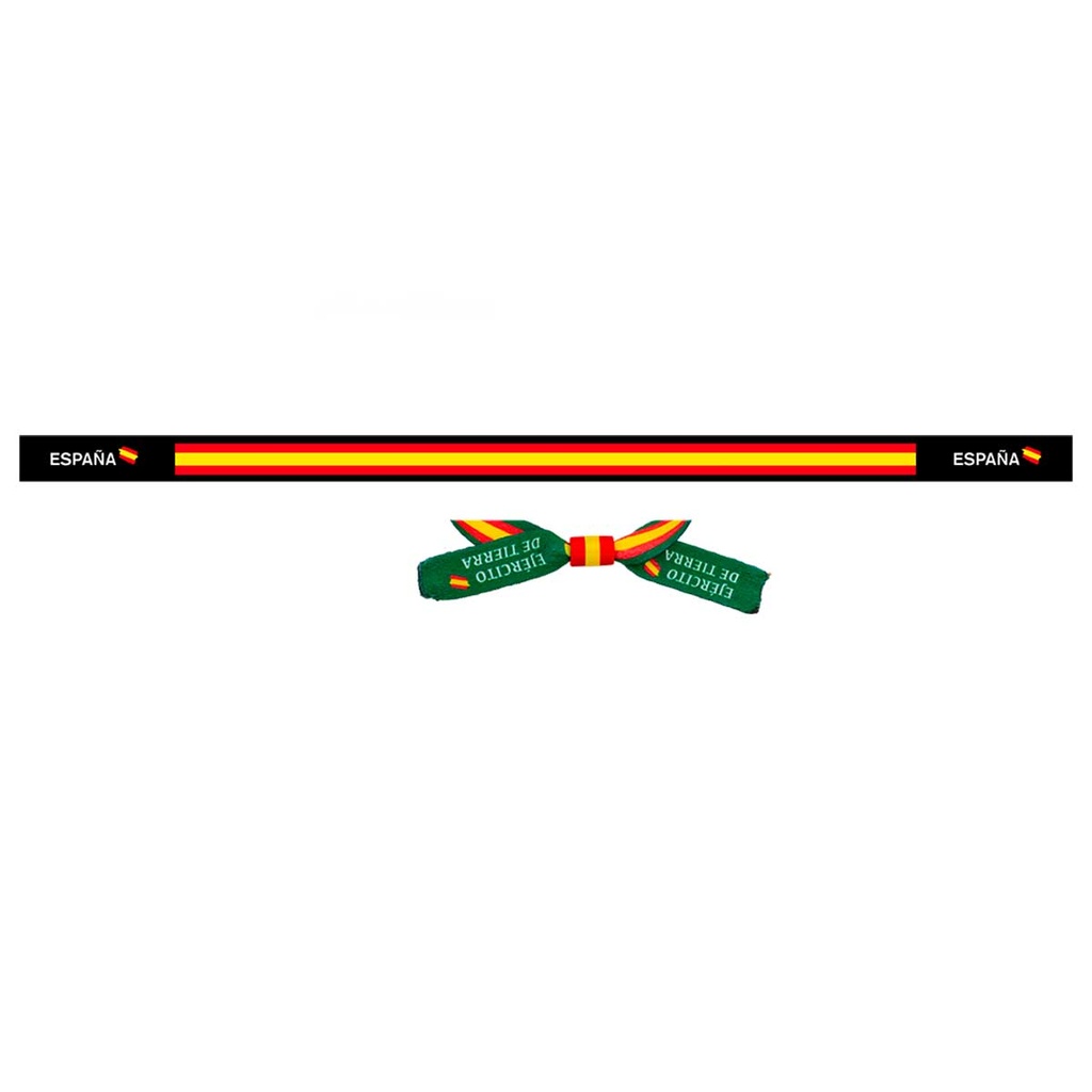 PULSERA CINTA BANDERA ESPAÑA 6PCS