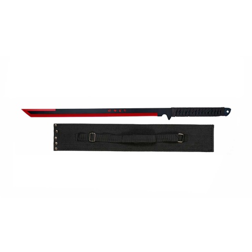 [32551] MACHETE BOLO ALBAINOX TANTO 48 CM NEGRO-ROJO