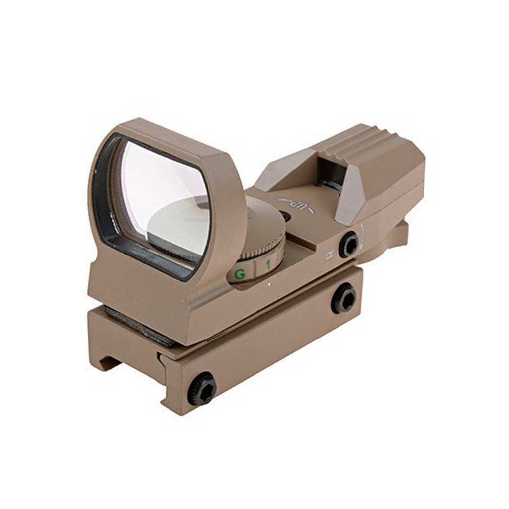 VISOR RED DOT THETA OPTICS OPEN REFLEX TAN