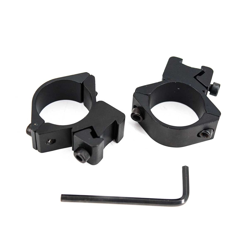 MONTURA 25MM BAJA NEGRA