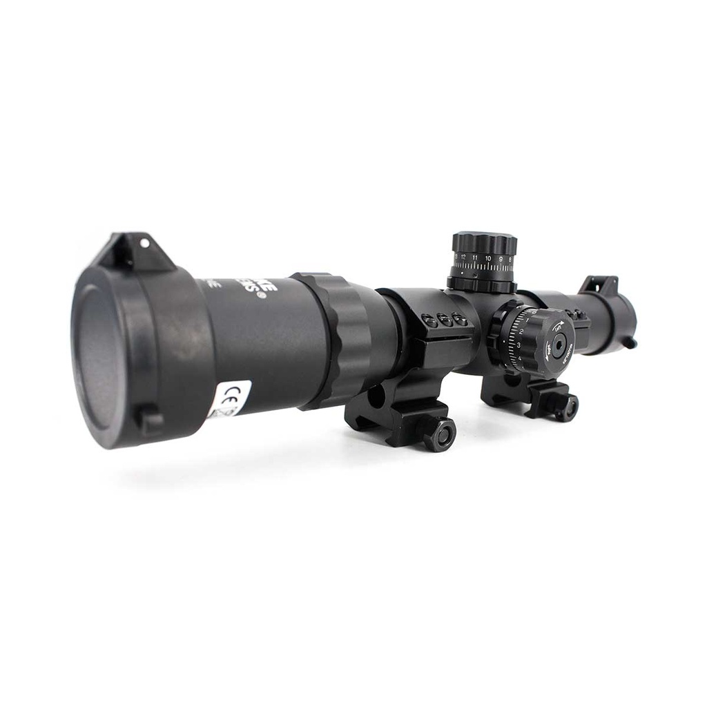 VISOR ASG SHORT DOT 1-4 X 24 NEGRO