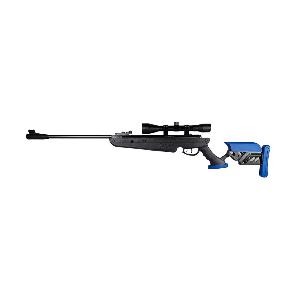 RIFLE PERDIGONES SWISS ARMS TG NITRO PISTON C/VISOR NEGRO-AZUL