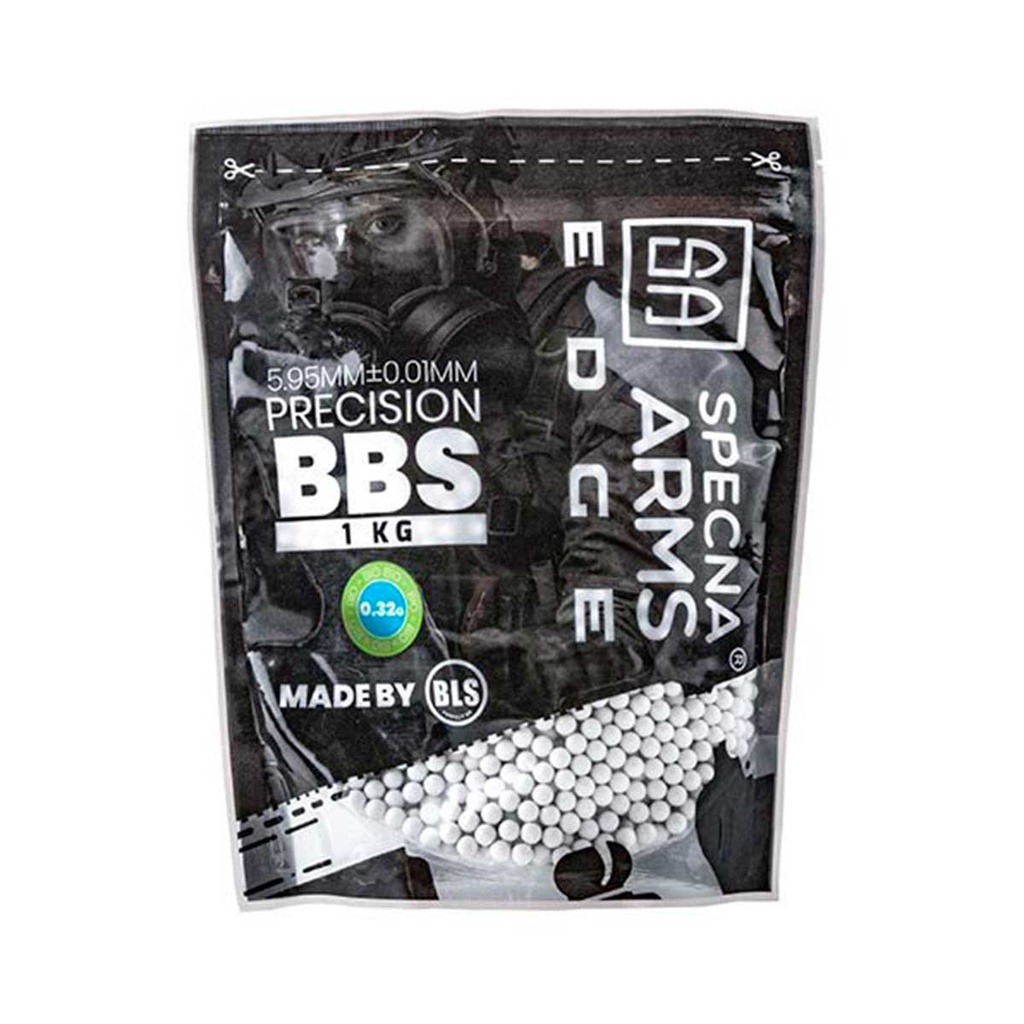BOLAS SPECNA ARMS EDGE PRECISION BLS 0.32G 1KG BLANCAS