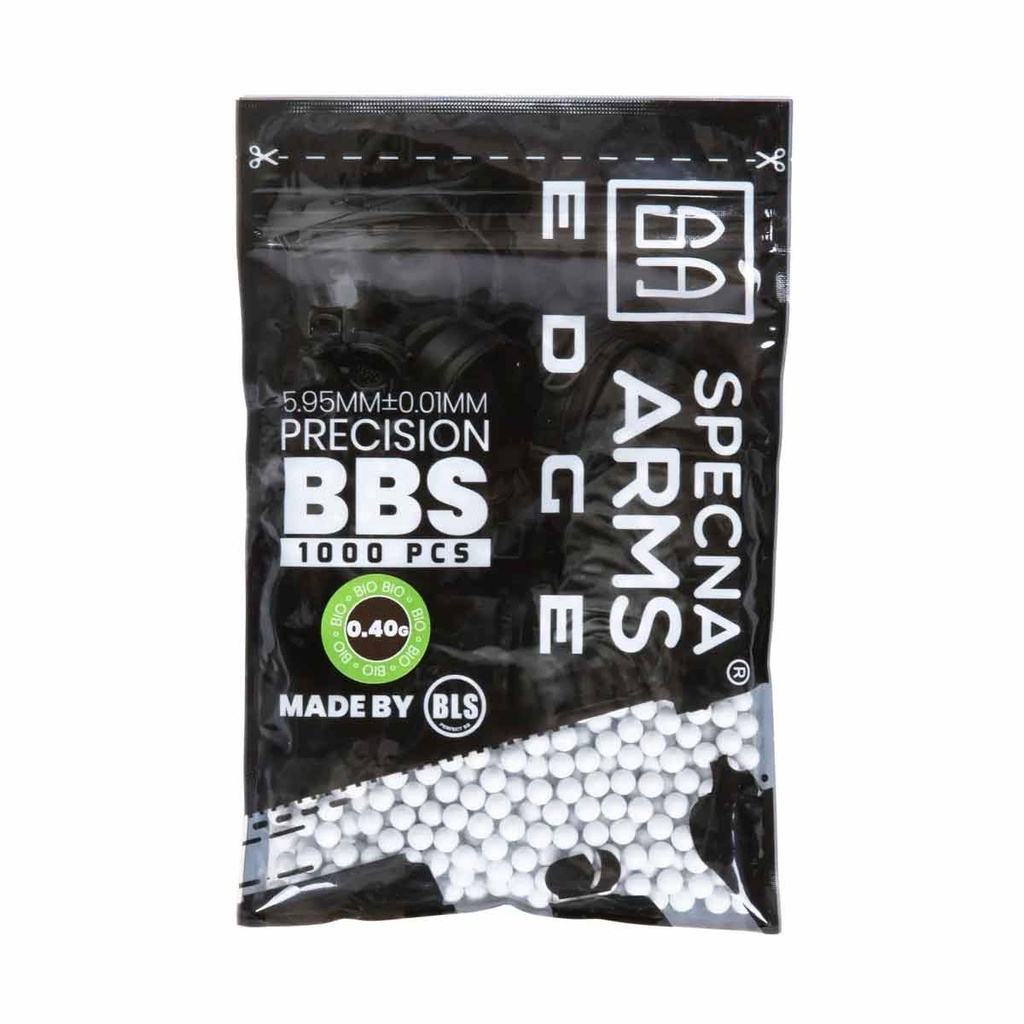 BOLAS SPECNA ARMS EDGE BIO PRECISION BLS 0.40G 1000RDS BLANCA