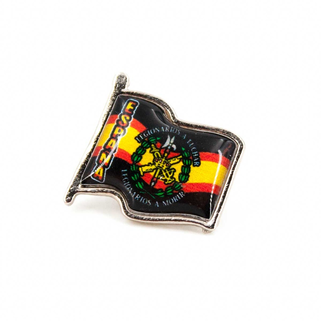 PIN LEGION ESPAÑA ONDULADO NEGRO