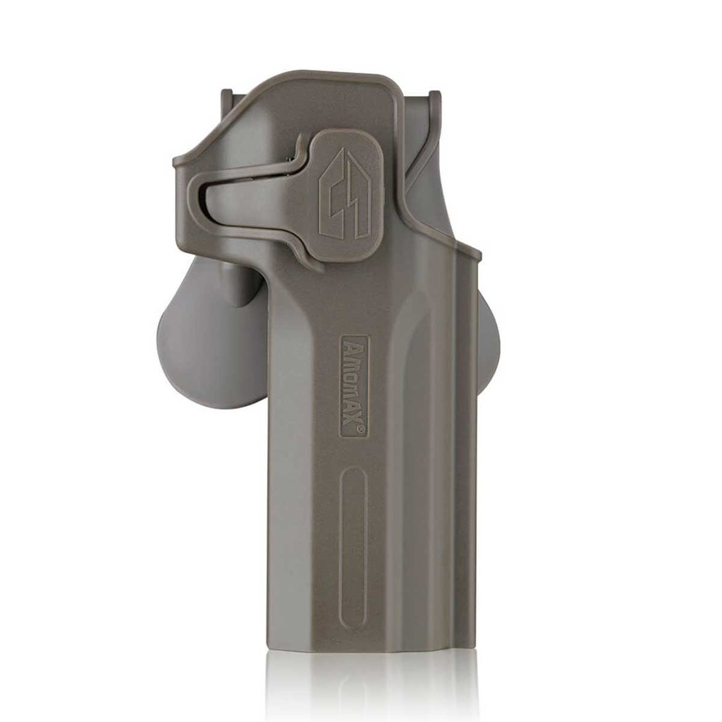 FUNDA PISTOLA RIGIDA AMOMAX DESERT EAGLE TAN