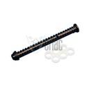 AIP STAINLESS STEEL RECOLL SPRING ROD SET FOR G17/18 BLACK