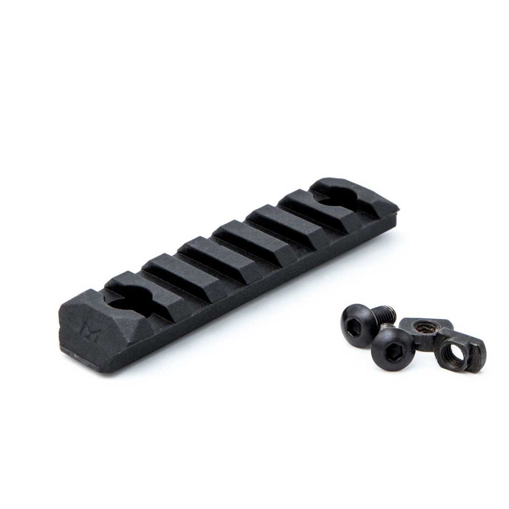 RAIL REFORZADO M-LOK PTS 7 SLOTS NEGRO