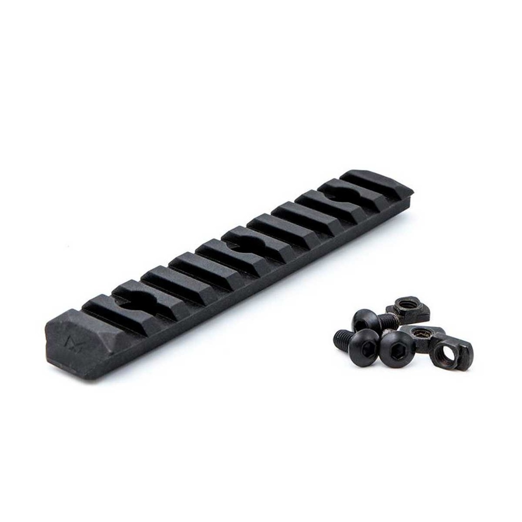 RAIL REFORZADO M-LOK PTS 11 SLOTS NEGRO