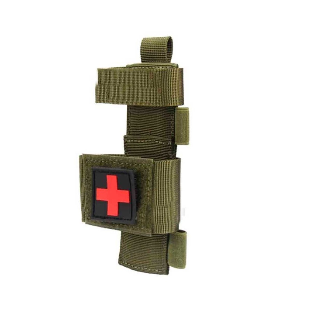 FUNDA TORNIQUETE Y TIJERA MOLLE VERDE