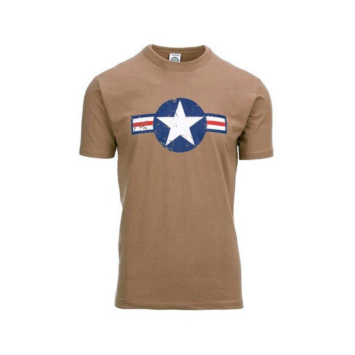 [IW100112-DE-S] CAMISETA IMMORTAL WWII ESTRELLA CIRCULO TAN (S)