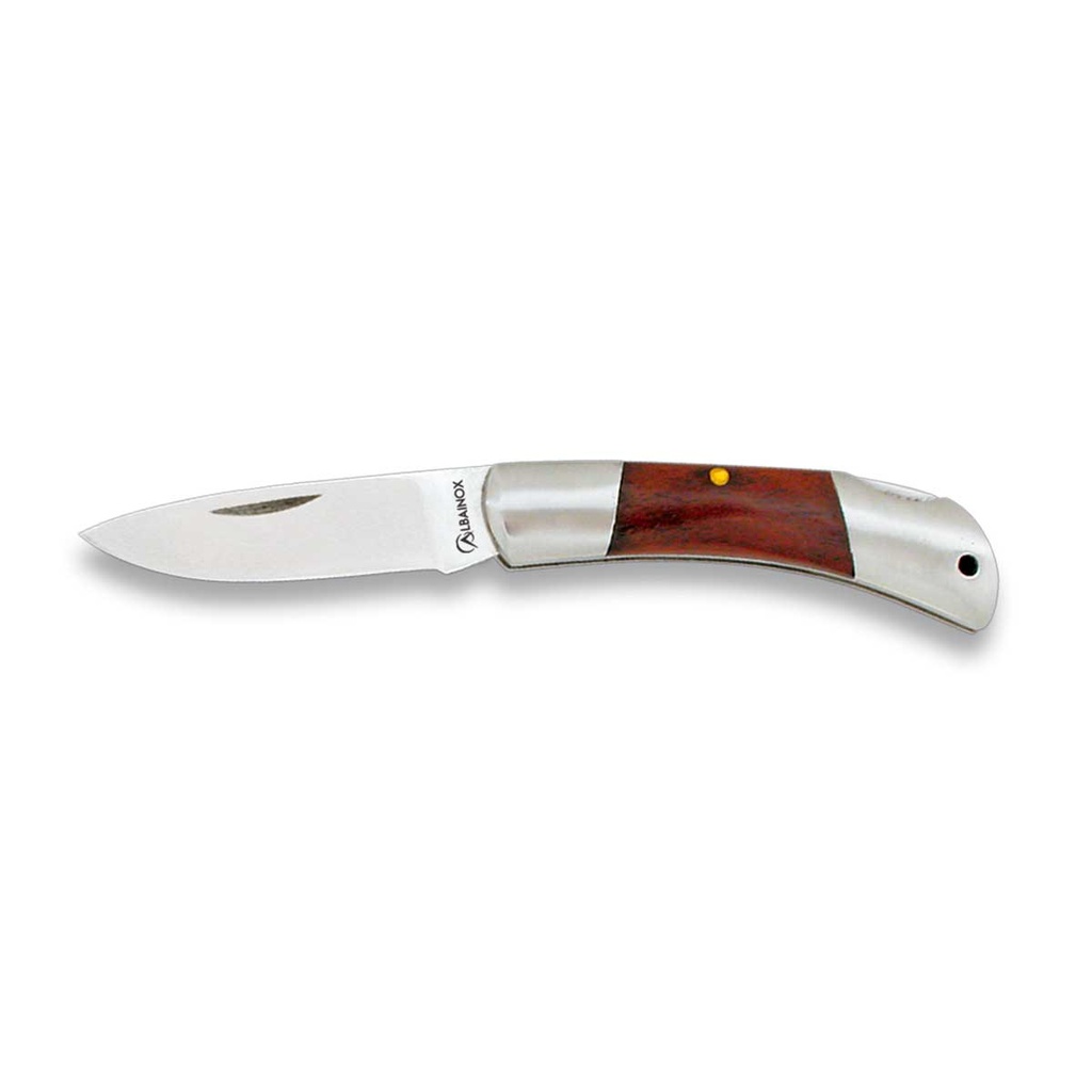 NAVAJA ALBAINOX MINI MADERA 4.5CM MARRON