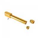 CAÑON EXTERNO ROSCADO LAYLAX/NINE BALL GLOCK 17 UMAREX NON RECOILING DORADO