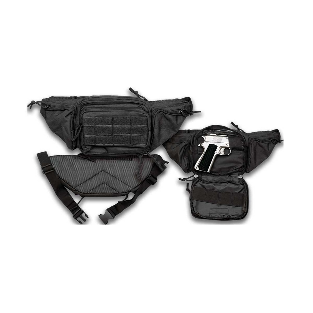 RIÑONERA BARBARIC PARA PISTOLA MOLLE NEGRA