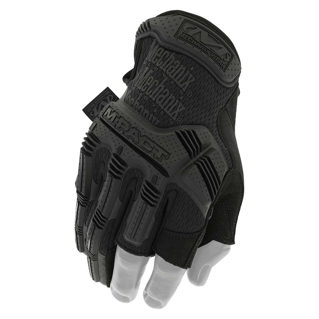 GUANTE MECHANIX M-PACT GATILLO DEDO CORTADO NEGRO