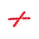 PEGATINA BORGOÑA ABULTADA GRD. 1PCS BLANCA