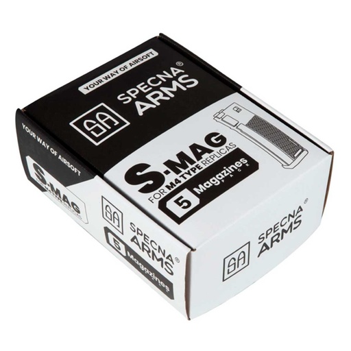[SPE-05-025720-00] CARGADOR FUSIL SPECNA ARMS M4 125RDS 5PCS STANDARD TAN
