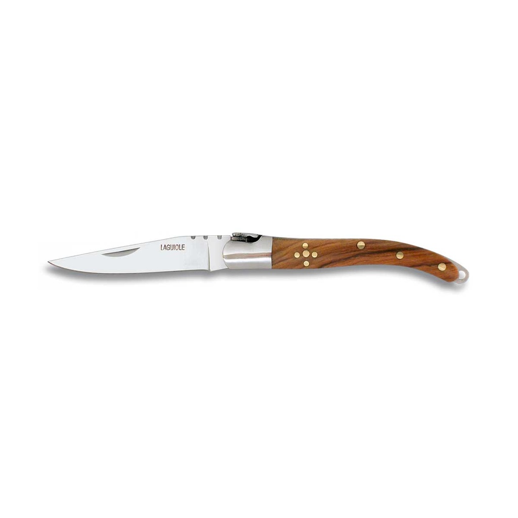 NAVAJA LAGUIOLE 6.5CM MADERA OLIVO