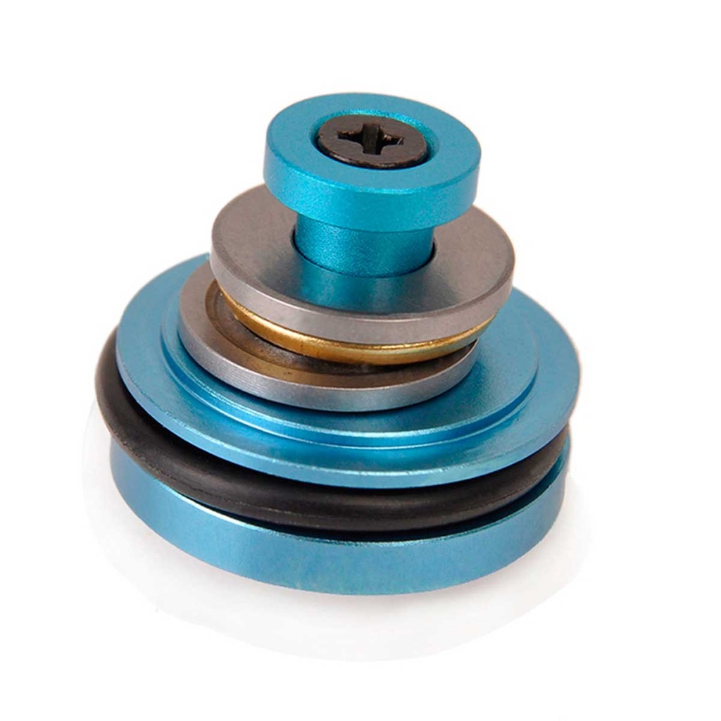 CABEZA PISTON POINT ALUMINIO SILENCIOSA CNC AZUL