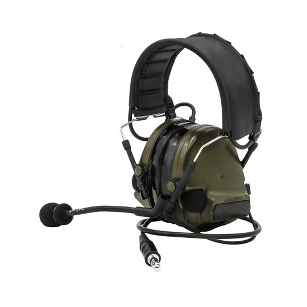 AURICULARES TAC-SKY COMTAC III ALMOHADILLAS SILICONA VERDE