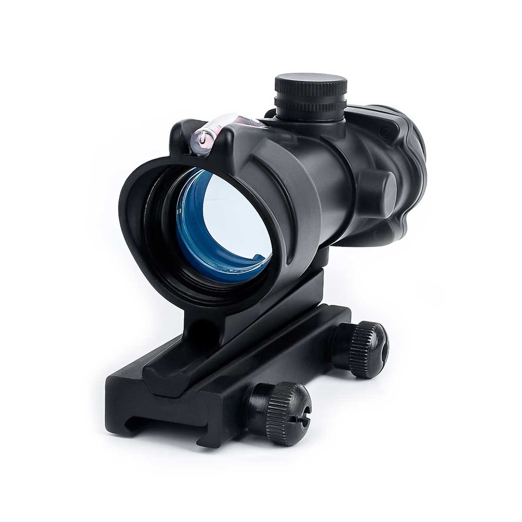 VISOR AIM-O ESTILO ACOG 1x32 RED DOT FIBER NEGRO