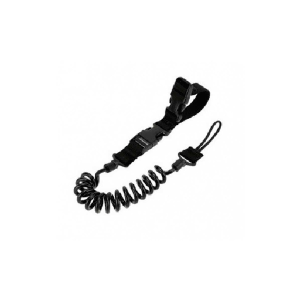 CORDON PISTOLA SEGURIDAD ANCHO DELUXE NEGRO