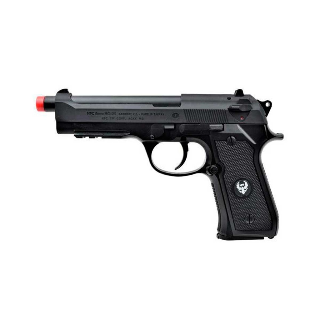 PISTOLA HFC BERETTA 92 HG-126B GAS NEGRA
